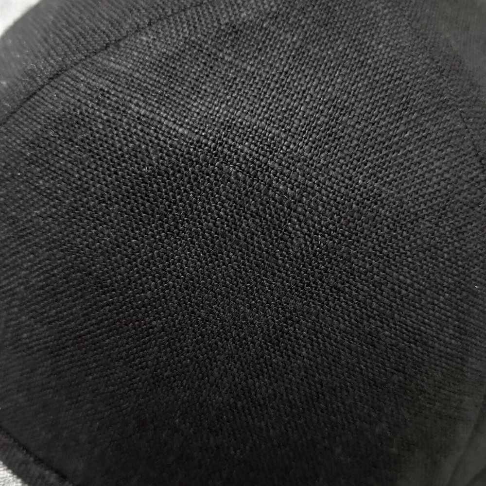 Black Linen KIPPAH Yarmulke Yarmulka Kippa Kipa Jewish Head Covering #4 - Picture 3 of 6